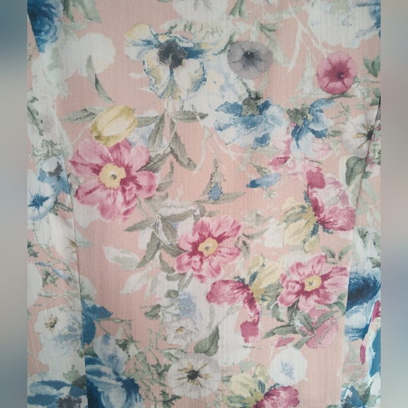 Cute knee-length summer floral dress, Euro 40, US M - Picture 2 of 11